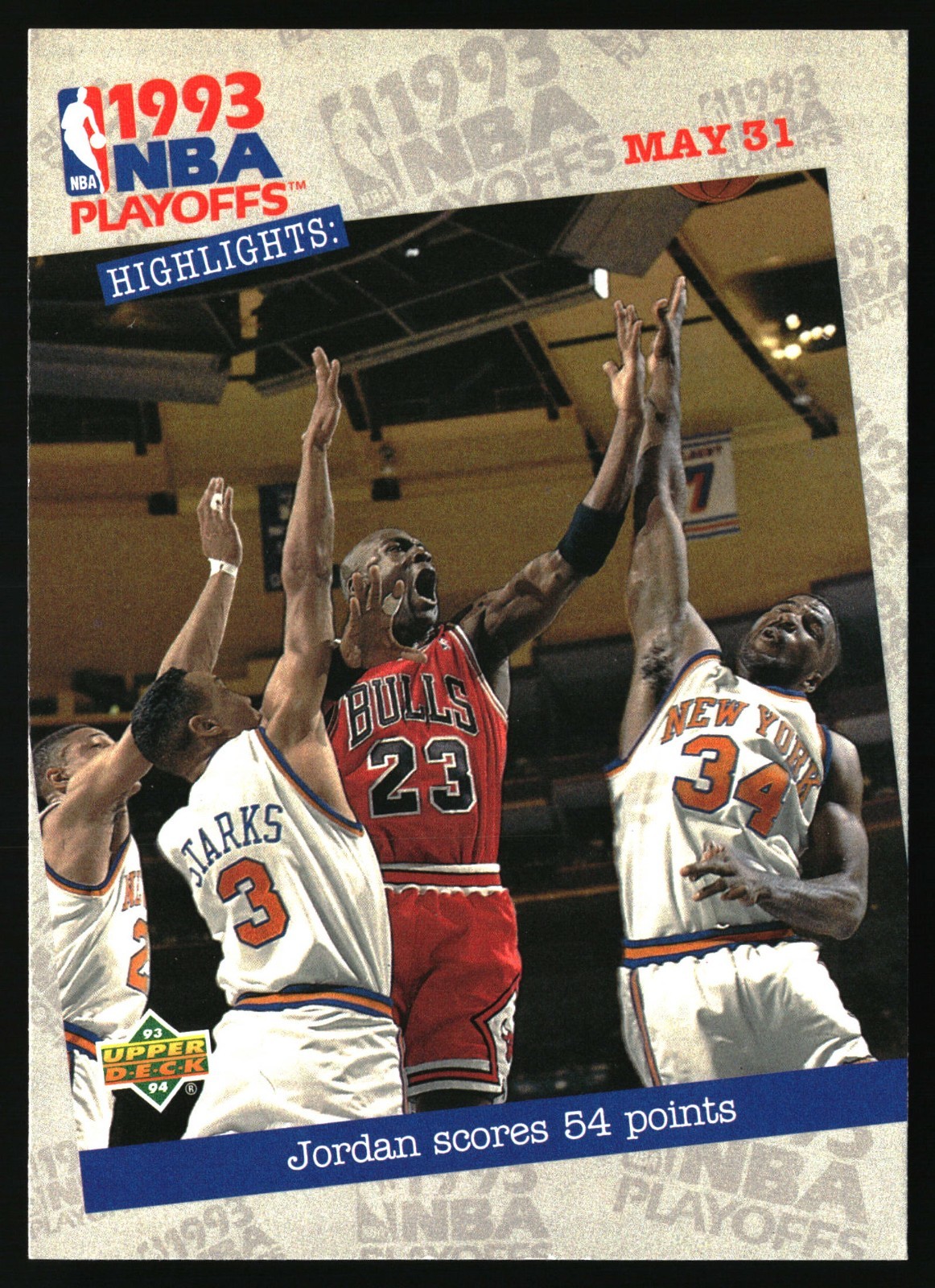 1993-94 Upper Deck - NBA Playoffs Highlights Michael Jordan #193