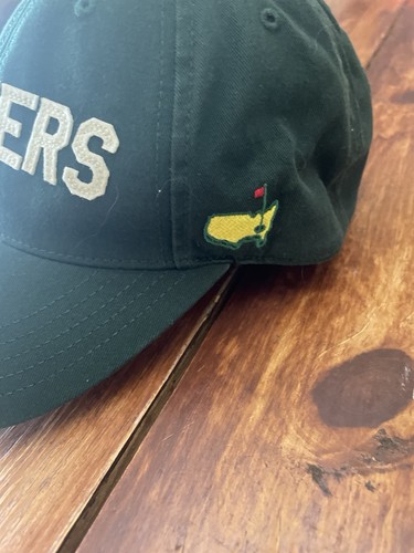 Nwt Masters Tournament Bold Lettering Green Men's Golf Hat Augusta National - Picture 3 of 6