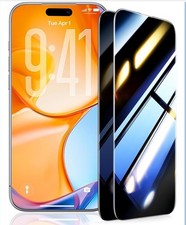 iPhone 17 Pro Max Privacy Screen Protector 9H Tempered Glass 2 Pack
