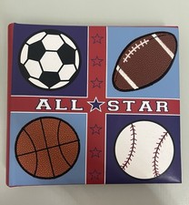 New View All Stars Photo Album With Memo Area Holds 200 4"x6" Photos, Acid Free