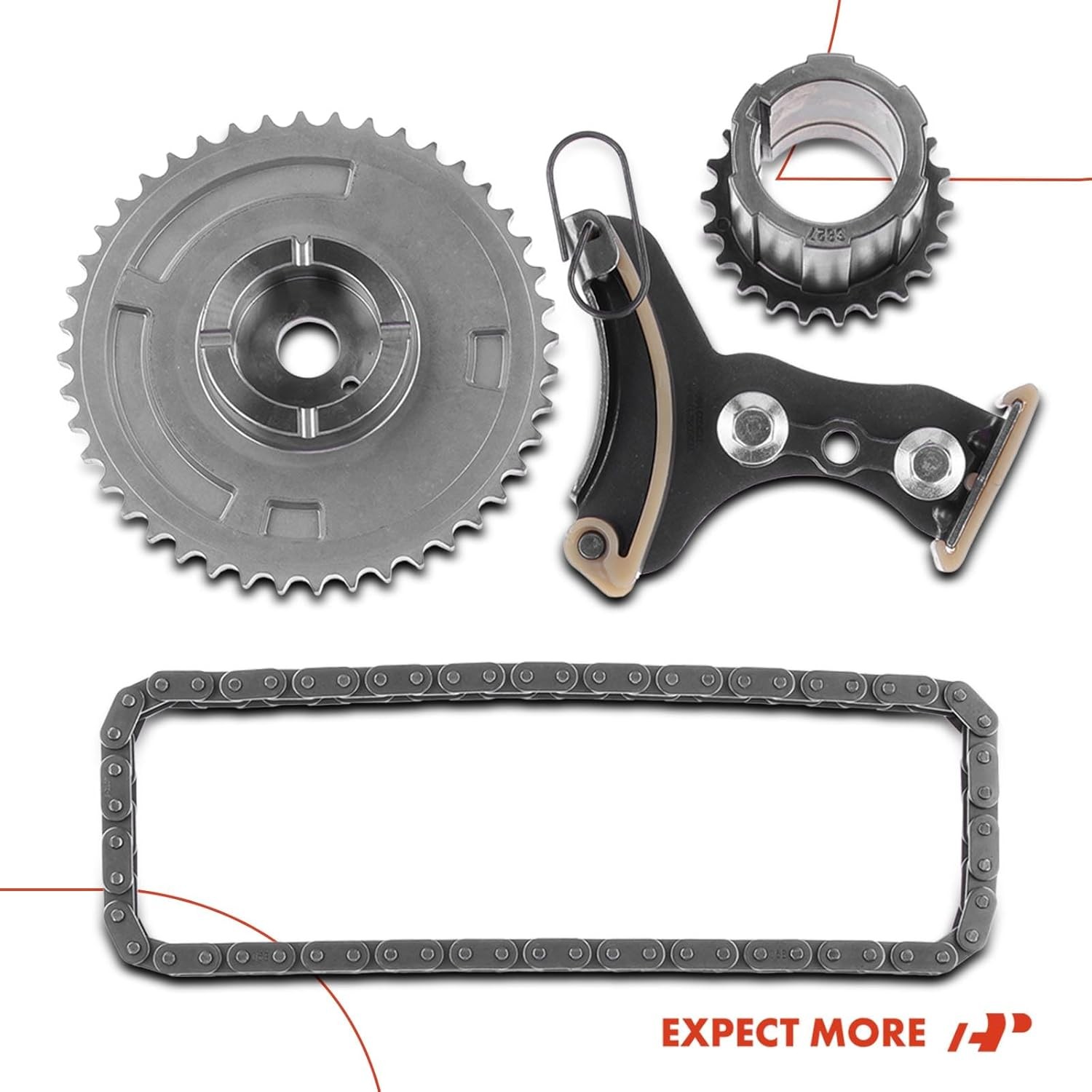 A-Premium Engine Timing Chain Kit W/Tensioner [OHV 8Cyl 4.3 4.8 5.3 6.0... 