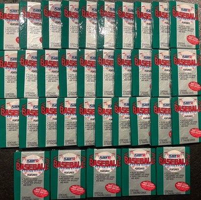 1992 Fleer Baseball 35 Sealed Packs - Neu Roger Clemens Pro Vision