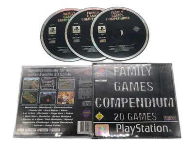 Family Games Compendium Playstation 1 OVP Midas Interactive Entertainment PAL