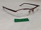 JUST CAVALLI JC55 383 Eyeglasses Frame Half Rimless 54-17-135 Red Matte — photo 5