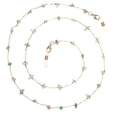 Green Glasses Strap for Women, Beaded Eyeglass Chains for Women, Eye Glasses