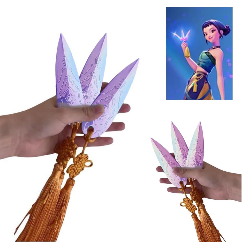 KPop Cazadores de Demonios Zoey Cosplay Dardo Halloween Carnaval Arma Accesorios Accesorios Accesorios