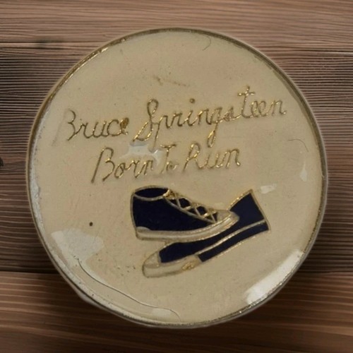 Vintage Bruce Springsteen Born To Run Pin Rarely Seen Old Antique Pin ...