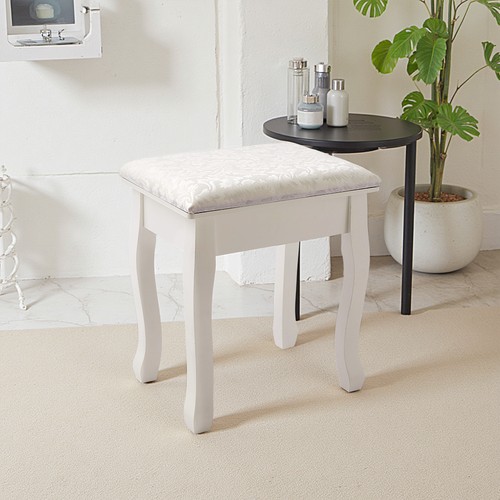 Dressing Table Stool Makeup Bench Chair Soft Padded Cushion Seat Vanity Chair UK - Picture 6 of 14