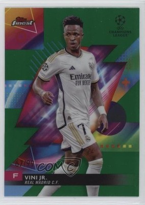 2023-24 Finest UEFA Club Competitions Green Refractor 67/99 Vinicius Junior 12bq