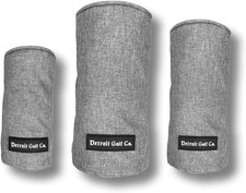 Premium Barrel Golf Club Head Covers - 3 Pack Set - Drivers, Fairway Woods and H
