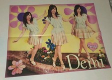 One Fold Out Poster~Double Side With Demi Lovato And Taylor Lautner~From Twist