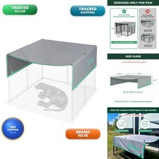 FXW Sun Shade for Rollick Instant Dog Playpens 50" H, Patent Pending