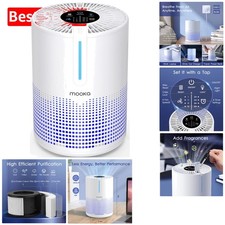 Whisper-Quiet Home Air Purifier with USB and Fragrance Sponge for Pets & Smoke