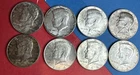 Lot of 8 Kennedy Halves Half – 90% Silver – All 1964  Better Lot #111