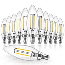 E12 Candelabra Bulb 40 watt Equivalent, Dimmable Candelabra LED Light Bulbs S...