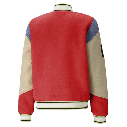 PUMA Varsity Jacket Mens Size XL Casual Athletic Outerwear 532082-01 - Picture 2 of 3