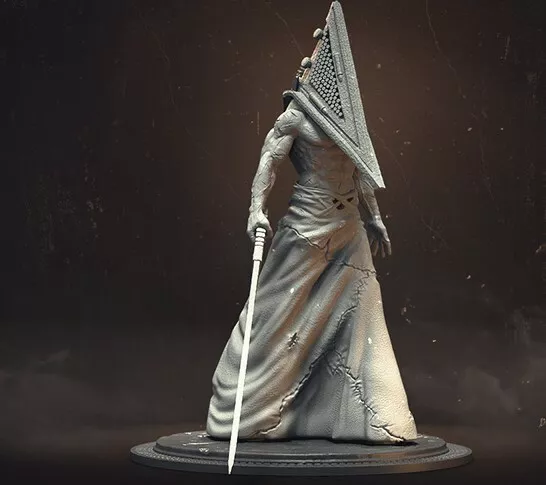 Pyramid Head 3D Figure STL 3D Model 3D Printable File 3D 