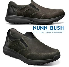 Nunn Bush Men's Excursion Moc Toe Waterproof Slip-On Charcoal Size 13 Medium