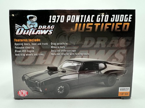 ACME - MODELLINO 1:18 - 1970 Pontiac GTO Giudice - Giustificato - Drag Outlaws - A1801217 - Foto 21 di 22