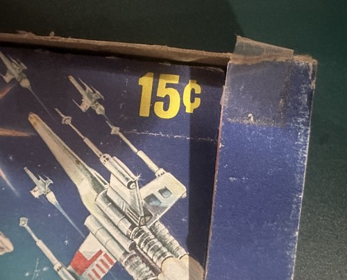 1977 Vintage Topps Star Wars Empty Card Box Yellow Series 3 3rd Series Display - Picture 5 of 8