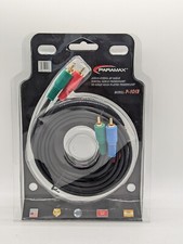 Paramax P-101B AV Cables 24 Carat Gold Plated Technology - New