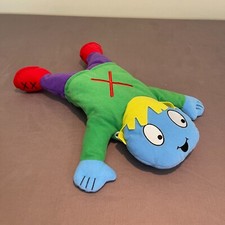 Vtg The Letter People Mr X Mixed-Up Puppet Alphabet Plush Abrams Learning X