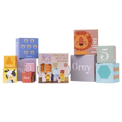 Splosh Cardboard Stacking Blocks Puzzle Activities Kids Children Game Ages 2+ - Imagen 1 de 8