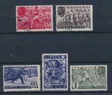 [43972] Russia USSR 1940 Sports Athletics Skiing Perforated 12:12 1/2 Used