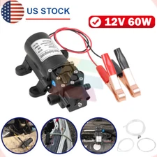 12V 60W Motor Oil Fuel Fluid Extractor Electric Siphon Transfer Change Pump Lawn