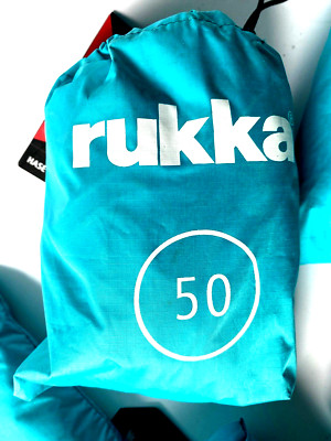 Regenjacke RUKKA Hase Rain Hundejacke Hundebekleidung blau aqua 50  RU3137-50