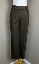 Boden Brown Stretch Wool Cropped Tapered Pants 10R