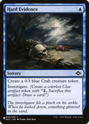 x1 Hard Evidence PLST MKM The List MTG MH2-46 COMMON M/NM 1x