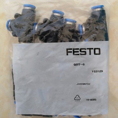 153129 10pc new festo QST-6 153129 Push-in T-connector Free ship | eBay