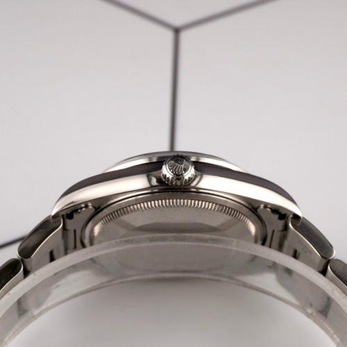 Rolex Date 34mm Ladies 1.5ct Prong Grey Palm Diamond Dial Steel Watch 15000 - Picture 8 of 11
