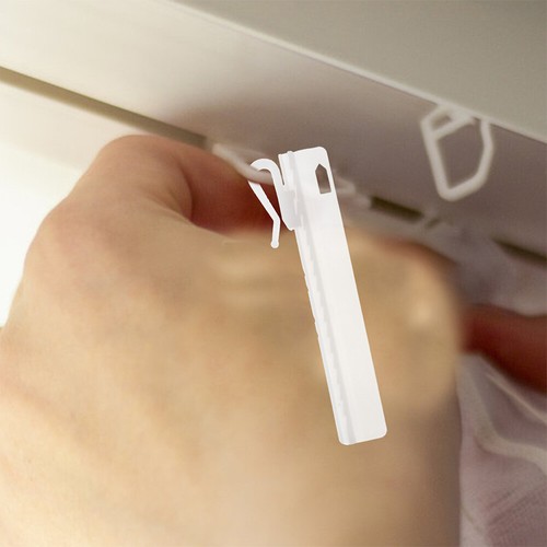 25 Pcs Curtain Adjustment Hook Holdback Hooks Hanging Drapery Pleat Clips - Afbeelding 5 van 12