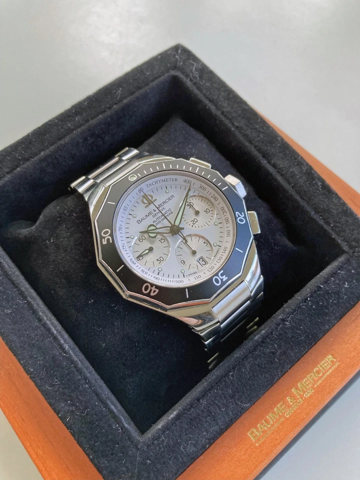 BAUME & MERCIER Riviera XXL Cronógrafo Automático 65599 Juego Completo: Caja, Tarjeta, etc. Foto 4 de 4