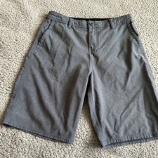 O'Neill Hybrid Board Shorts Mens 30 Gray Quick Drying Surf Swim Golf Stretch
