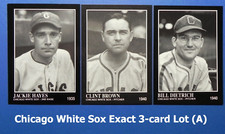 1991 Sporting News Exact 3-Card Lot (A) Jackie Hayes / Clint Brown / B. Dietrich