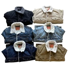 Levi's Men's Standard Fit Warm Lined Sherpa Trucker Jacket 7 Colors All Sizes