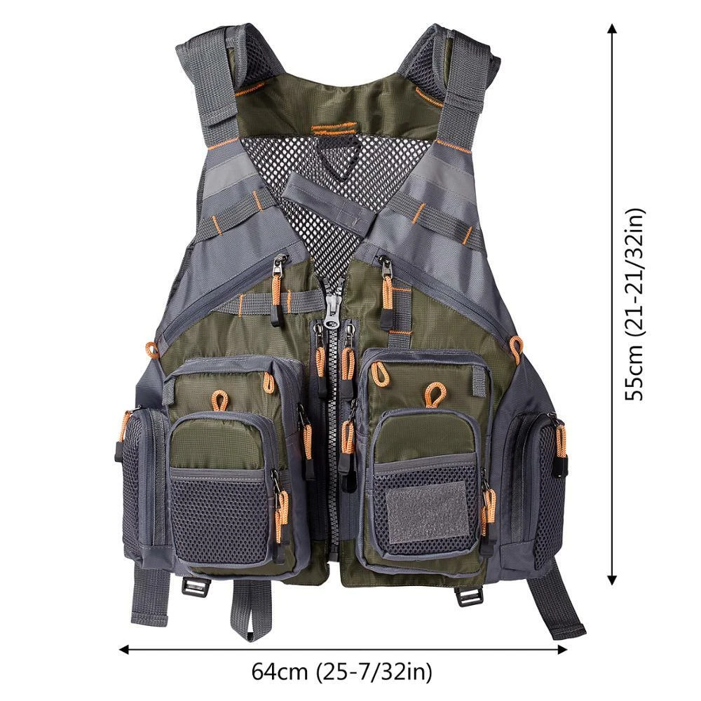 Breathable DepthVest-Fishing Vest Backpack