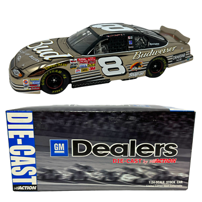 Action Nascar #8 Dale Earnhardt Jr. Bud GM Dealers 18K White Gold
