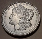 1921-D Morgan US Silver Dollar Denver Mint $1 light mint mark 90% (#5a-4992/WB1)