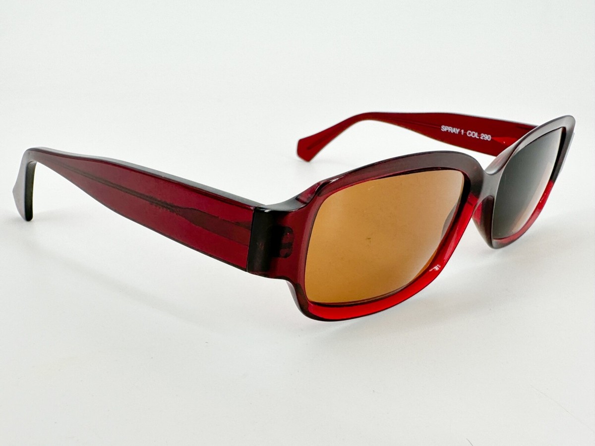 Face A Face Spray 1 Eyeglasses FRAMES 290 Dark Red Paris  display picture 1