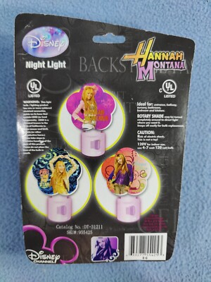 ディズニー ハンナモンタナ ランプ RARE NEW DISNEY HANNAH MONTANA ROTARY SHADE NIGHT LIGHT