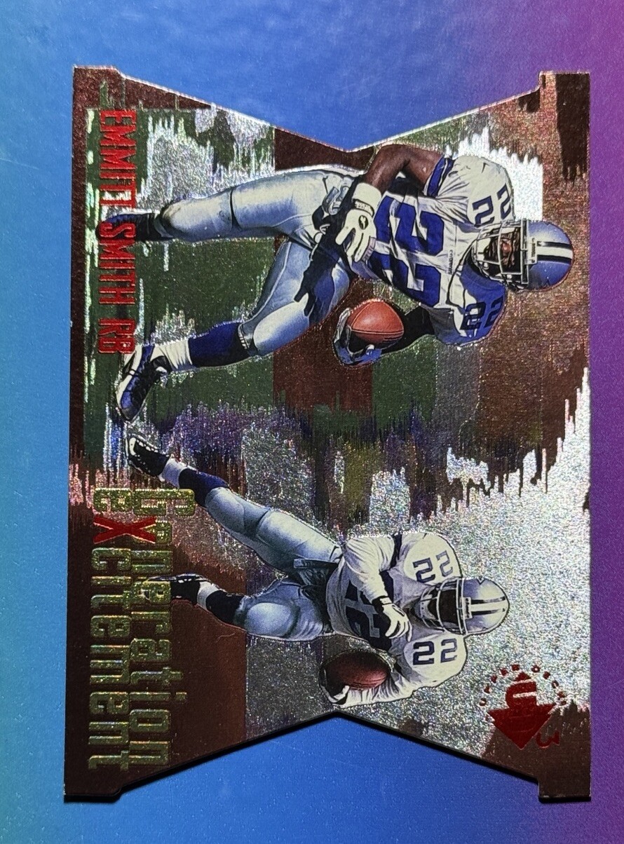 1997 Upper Deck UD3 Emmitt Smith Generation eXcitement Die-Cut #GE7