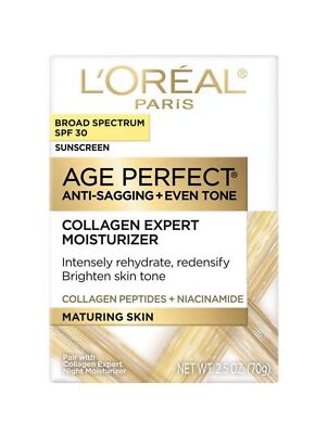 L'Oreal Age Perfect Anti-Sagging + Even Tone SPF30 Moisturizer 2.5oz