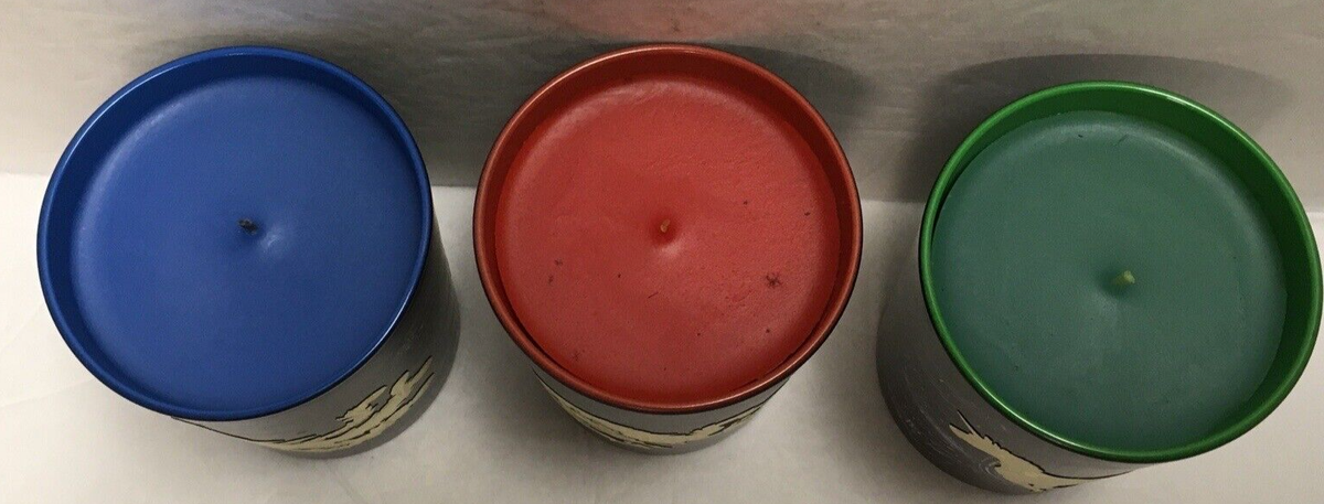 DIPTYQUE SET 3 CANDLES X 190g FROSTED FOREST,FIERY ORANGE,INCENSE