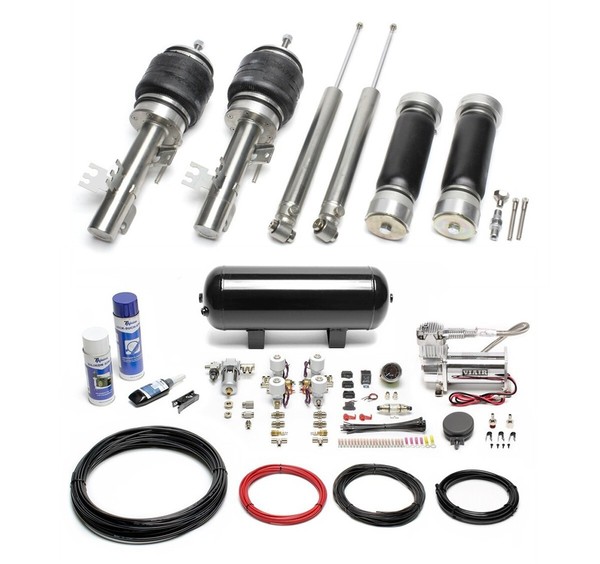 Ta Technix Air-Ride Luftfahrwerk HäRteverstellbar + Kompressor-Kit - Polo 6R-image