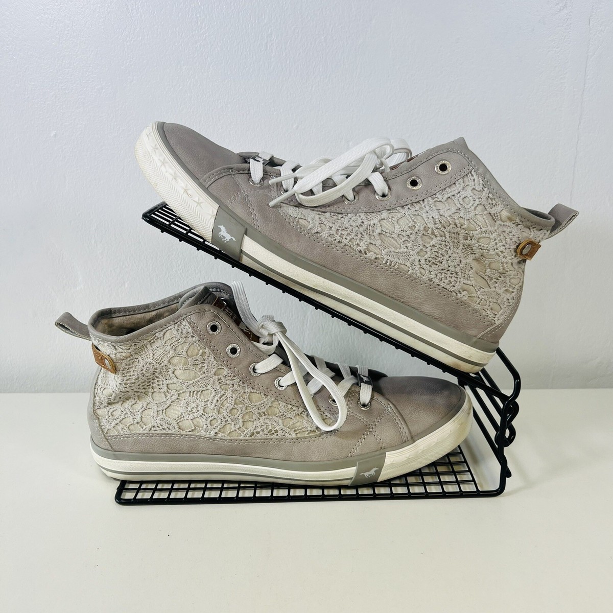 Mustang Shoes Mustang Damen Sneaker GrÃ¼n Mustang Damen Canvas