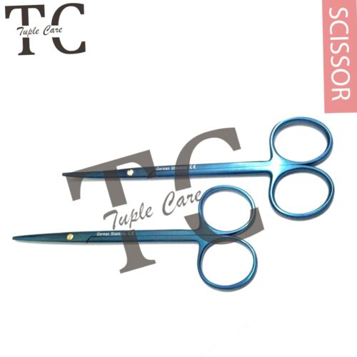 2 TC Baby Metzenbaum Scissors 5.5" STR/CVD SuperCut German Surgical instruments - Picture 2 of 5